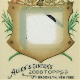 2008 Jermaine Dye Topps Allen & Ginter Framed Mini-Relics Chicago White Sox alternative image