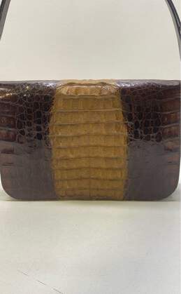 Unbranded Genuine Croc Leather Shoulder Bag alternative image