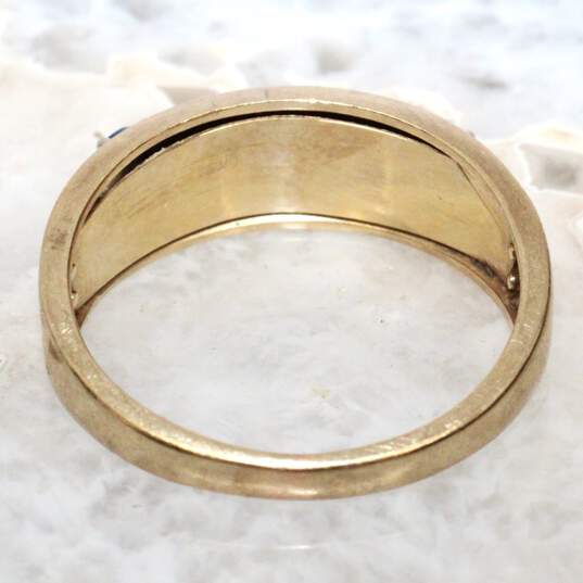10K Yellow Gold Ring W/ Multi Gemstone image number 4