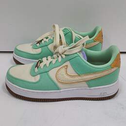 Women's Nike Air Force 1 ‘07 LX “Happy Pineapple” Green Glow Sneakers Sz 8