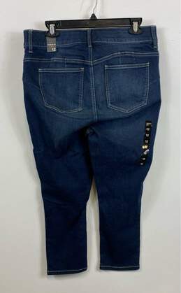 NWT Torrid Womens Blue Premium Bombshell Distressed Denim Skinny Jeans Size 12 alternative image