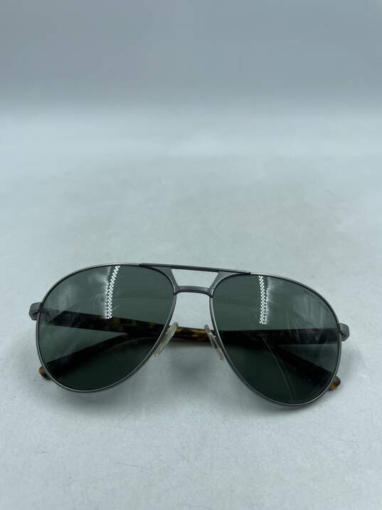 Ralph Lauren Gunmetal Aviator Sunglasses image number 1