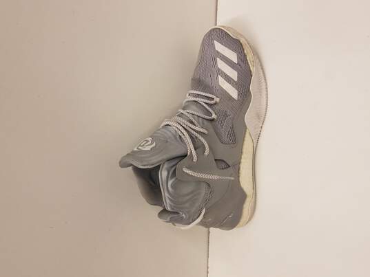 Adidas B38931 D Rose 7 Gray Sneakers Shoes Men's Size 13 image number 1