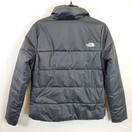 The North Face Women Black Puffer Jacket S image number 2