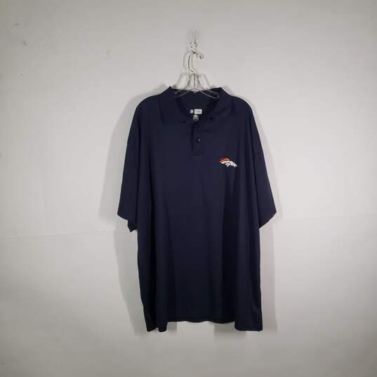 Mens Denver Broncos Team Apparel Collared Football-NFL Polo Shirt Size 3XT image number 1