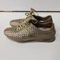 Cole Haan Women's Gold Lace-Up Comfort Shoes Size 9B image number 3