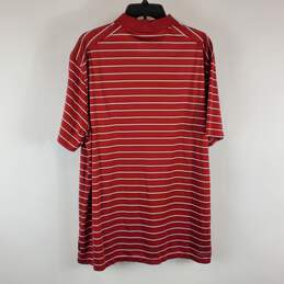 Nike Men Red Stripe Polo Shirt XL NWT alternative image