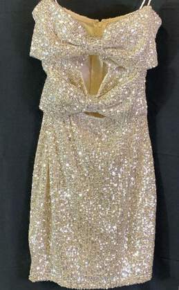 Windsor Women's Silver Sequin Dress- XS