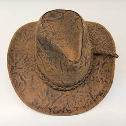 Unbranded Genuine Leather Men's Cowboy Hat Size XL alternative image