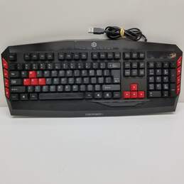 Cyberpower PC gaming red black gaming keyboard