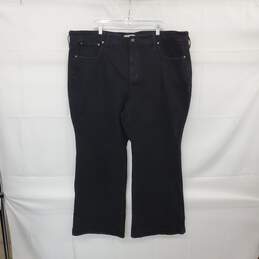 Madewell Black Cotton The Perfect Vintage Flare Jean WM Size 24 W NWT