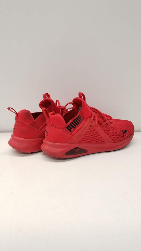PUMA 193249-05 Enzo 2 Red Knit Sneakers Men's Size 12 image number 4
