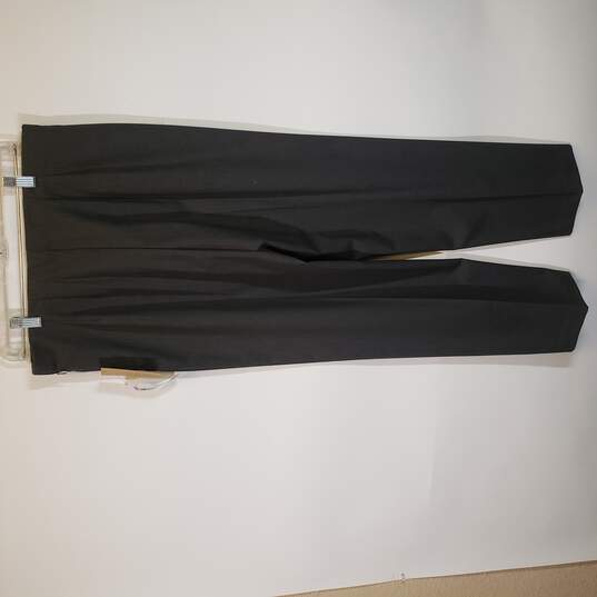 NWT Womens Pleated Front Holly Fit Straight Leg Dress Pants Size 12 image number 1