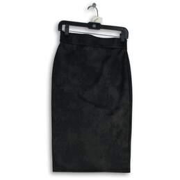 BCBGeneration Womens Black Stretch Midi Pull-On Straight & Pencil Skirt Size S alternative image