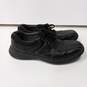 Men's Orthopedic Black Leather Dress Shoes Size 12M image number 4