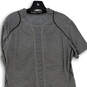 Mens Charcoal Gray Crew Neck Short Sleeve Casual Pullover T-Shirt Size Large image number 4