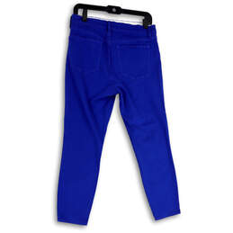 NWT Womens Blue Denim High Rise Stretch Pockets Skinny Leg Jeans Size 29 alternative image