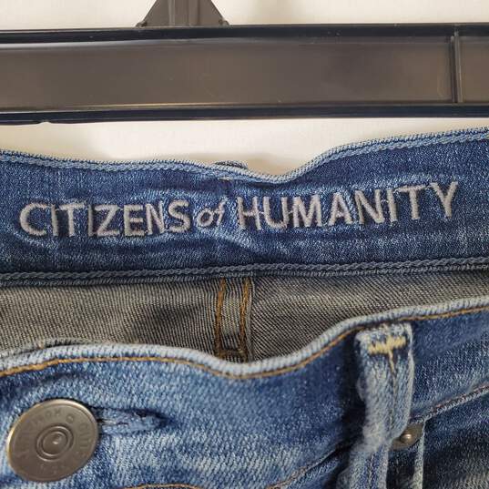 Citizens of Humanity Women Blue Skinny Jeans Sz 28 image number 2