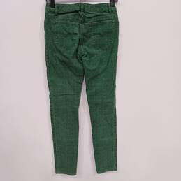 PrAna Green Patterned Jeans/Pants Women's Size 0 alternative image