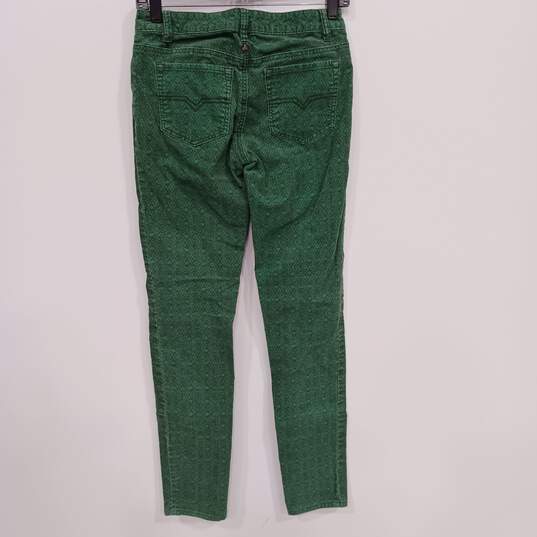 PrAna Green Patterned Jeans/Pants Women's Size 0 image number 2