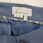 Anthropologie Blue Button Front Dress Pants Size 6 image number 3