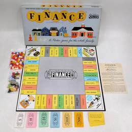 VINTAGE Finance Board Game COMPLETE Parker Brothers 1962 Family Business Trading
