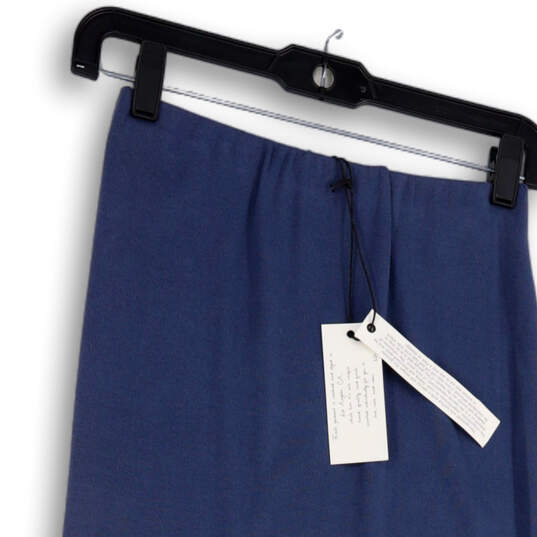 NWT Womens Blue Elastic Waist Pull On Straight & Pencil Skirt Size Small image number 3