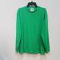 Mens Green Long Sleeve Crew Neck Casual Pullover T-Shirt Size Medium image number 1