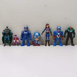 Bundle of 7 Assorted Super Hero Action Figures