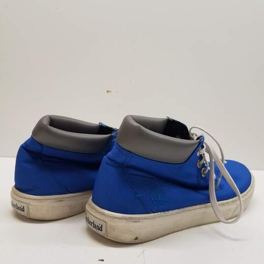 Timberland Canvas Chukka Sneakers Blue 9.5 image number 4