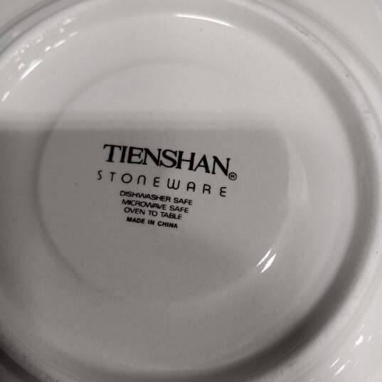 5pc Set of Vintage Tienshan Stoneware Theadore Bear Plates image number 3
