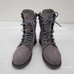 CAT Women's Echo Frost Grey Suede Waterproof Steel Toe Work Boots Size 7.5 alternative image