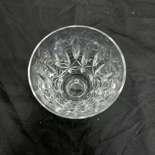 Bundle of Clear Crystal Vase & Wine Glasses image number 7