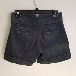 Womens Black Stretch Adjustable Slash Pockets Hot Pants Shorts Size 4 alternative image