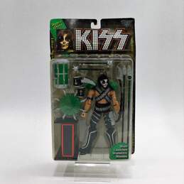 Sealed 1997 McFarlane Toys KISS Peter Criss Ultra Action Figure Damaged Box