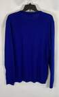 Calvin Klein Blue V Neck Sweater - Size Large image number 4