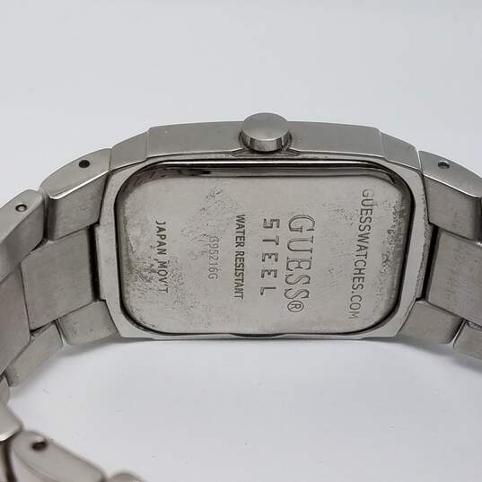 Vintage Guess 28mm Solid Stainless Steel Bracelet Quartz Watch image number 2