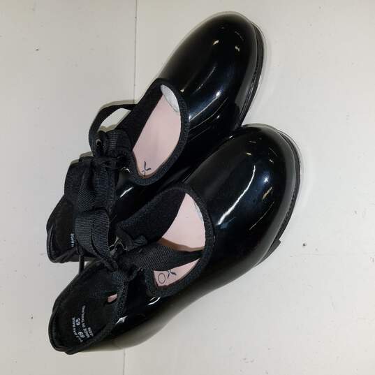 Capezio Jr. Tyette Girl Shoes Black Size11W image number 3