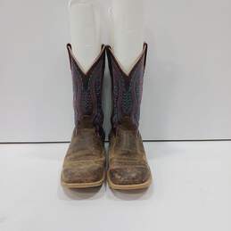Ariat Women's Brown Leather Cowboy Boots Size 4