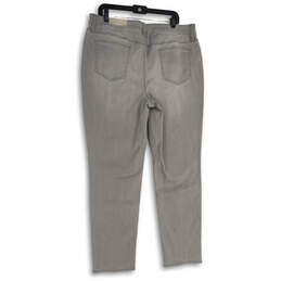 NWT Womens Gray Denim Mdium Wash 5 Pocket Design Skinny Jeans Size 3T alternative image