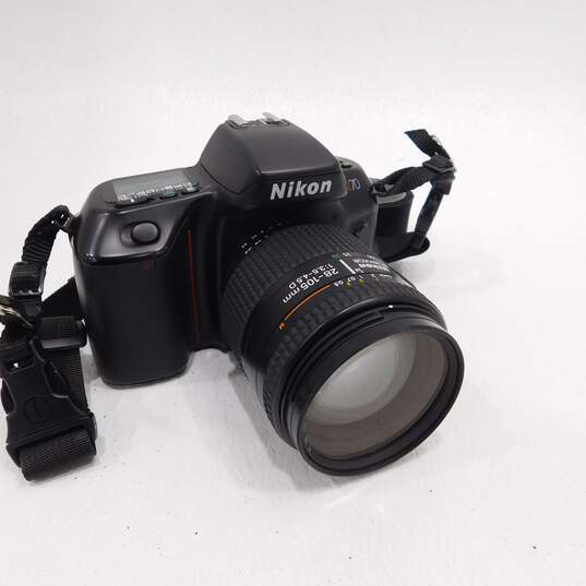 Nikon N70 35mm Film Camera w/ AF Zoom Nikkor Lens 35-70mm image number 2