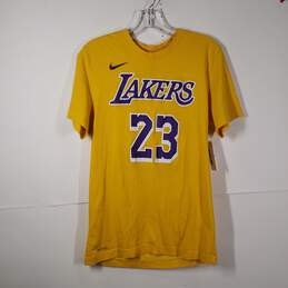 Mens Dri-Fit Los Angeles Lakers Lebron James #23 Basketball-NBA T-Shirt Size S