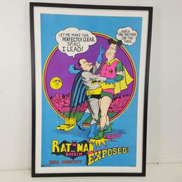 Art Bevacqua-Rat Man & Boobin Vintage Political Poster