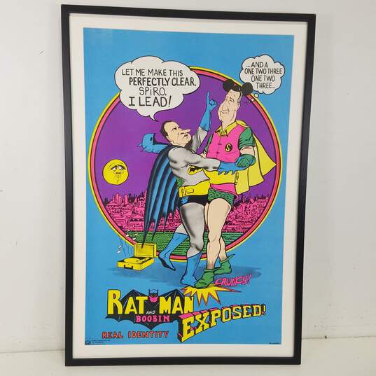 Art Bevacqua-Rat Man & Boobin Vintage Political Poster image number 1