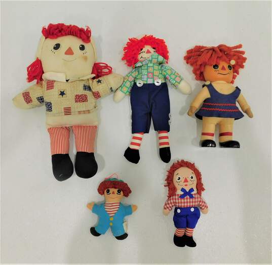 Vintage Raggedy Ann and Andy Doll Bank Mixed Lot image number 1