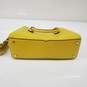 Kate Spade Tippy Triple Compartment Yellow Leather Crossbody Bag AUTHENTICATED image number 6