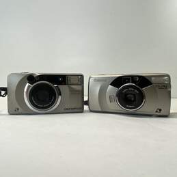 Lot of 2 Assorted APS Point & Shoot Cameras-Canon & Olympus Camera