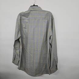 Multicolor Plaid Long Sleeve Collared Button Up Shirt alternative image