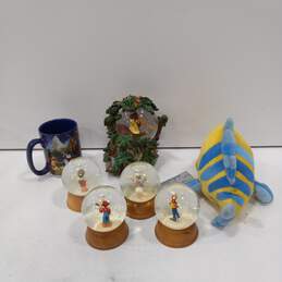 Bundle of 7 Disney Merchandize Items (4 First Edition Slow Globes, 1 Rare Musical Snow Globe, 1 Disneyland Mug, 1 Disney Store Stuffed Animal) alternative image