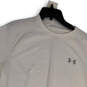 Mens White Logo Short Sleeve Crew Neck Pullover Activewear T-Shirt Size L image number 3